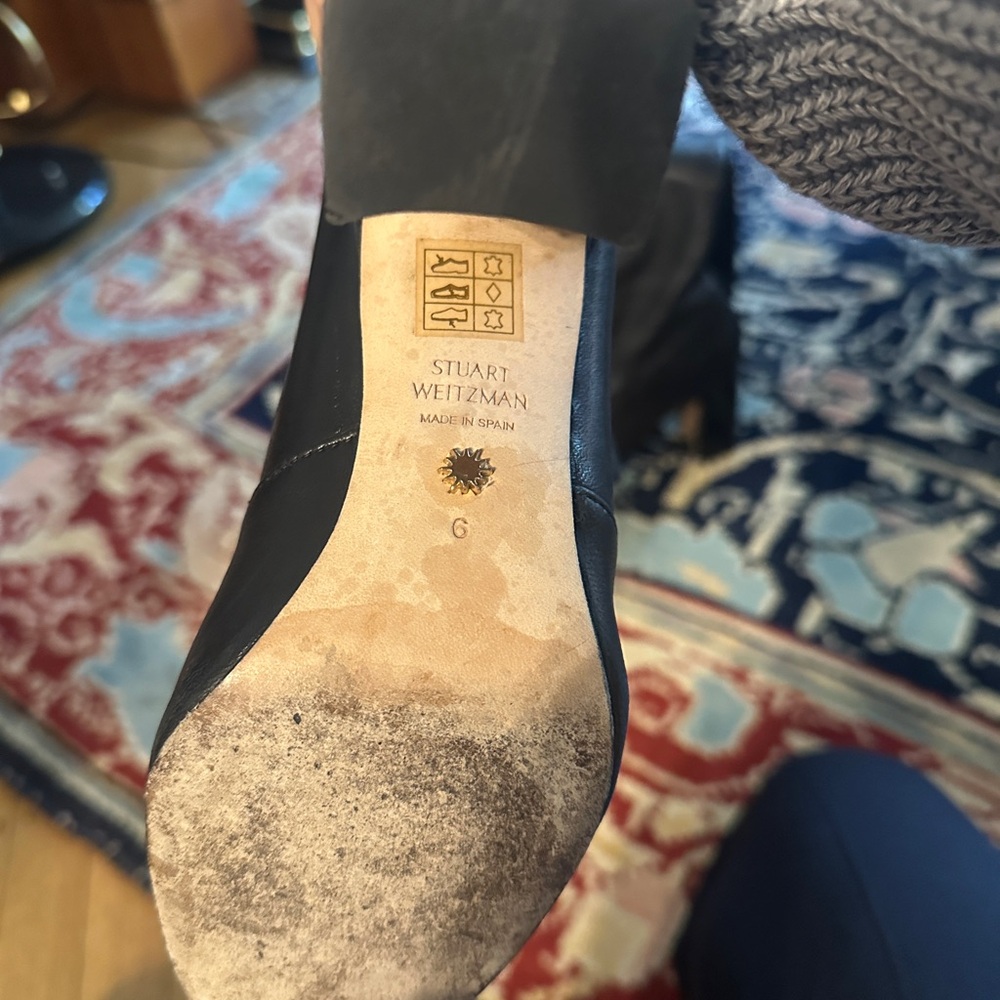 Stuart Weitzman Black Knee-High Women's Boots - Picture 5 of 5